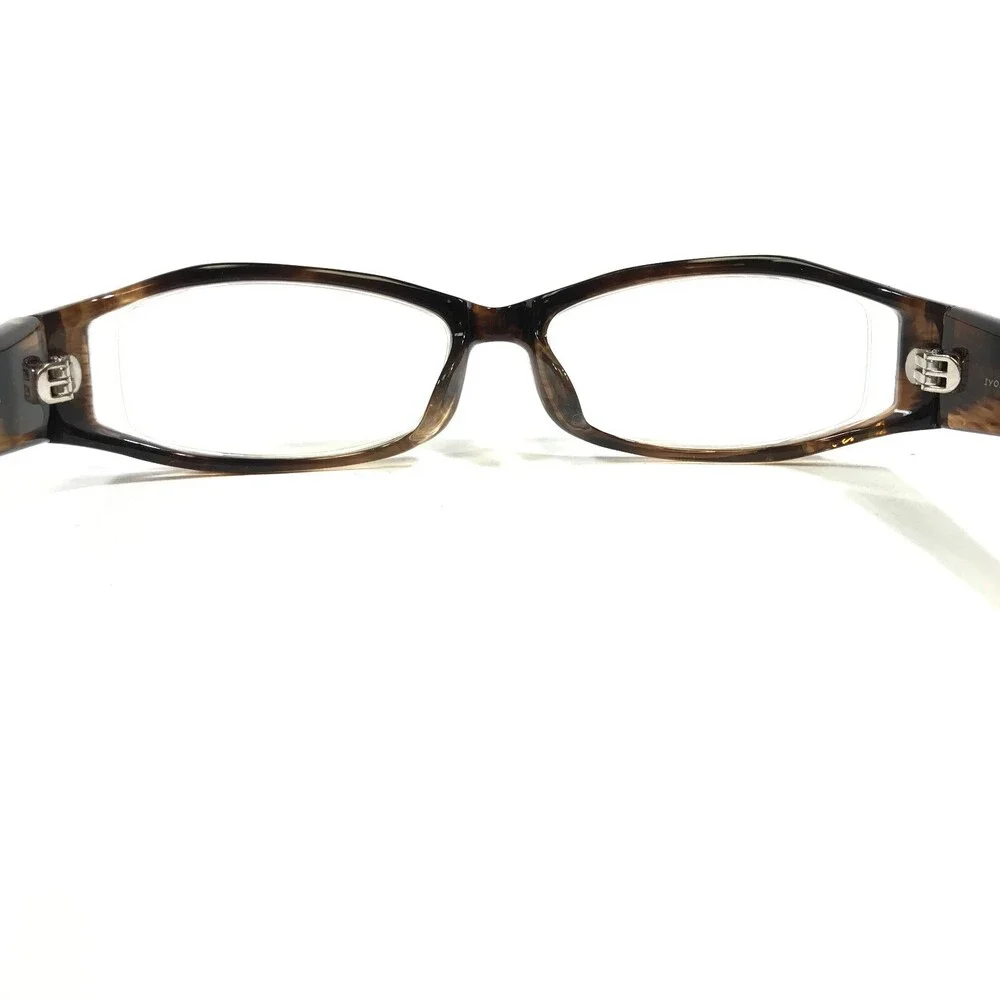 Iyoko-Inyake Eyeglasses Frames IY 252 Col.2 Brown Rectangular Full Rim 53-16-135